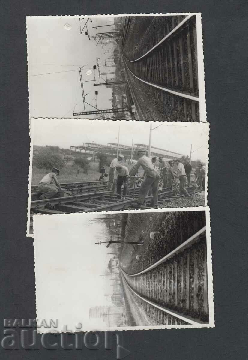 Mezdra. BDZ. Σιδηροδρομικές μεταφορές. Παλιές φωτογραφίες