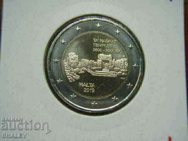 2 euro 2019 Malta "Ta'Hagrar Temples" (1) Malta Unc (2 euro) with price 16.89 BGN | € 8.64