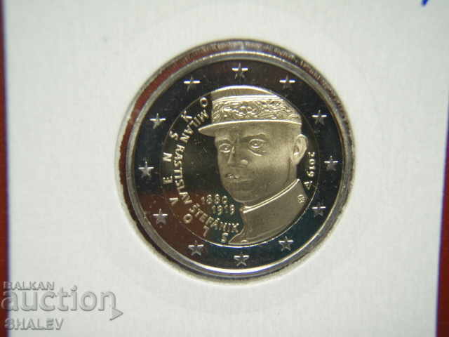 2 euro 2019 Slovacia „Stefanik” - Unc (2 euro) cu preț € 4.89 | 9.56 BGN