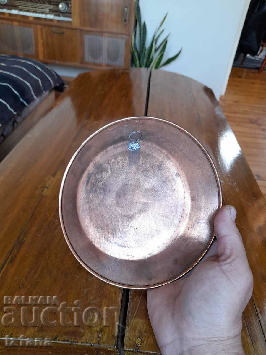 Delivery of Old copper plate for wall, decoration Delivery of Old copper plate for wall, decoration