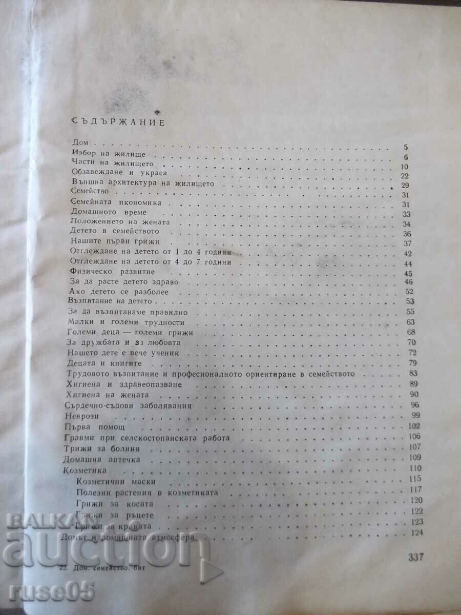 Delivery of Book "Home family bit - Collective" - 340 pages.