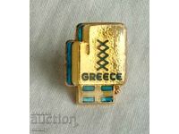 Old badge sport Boxing Federation Greece
