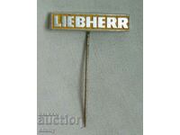 Badge logo company for refrigerators and freezers LIEBHERR, Germany