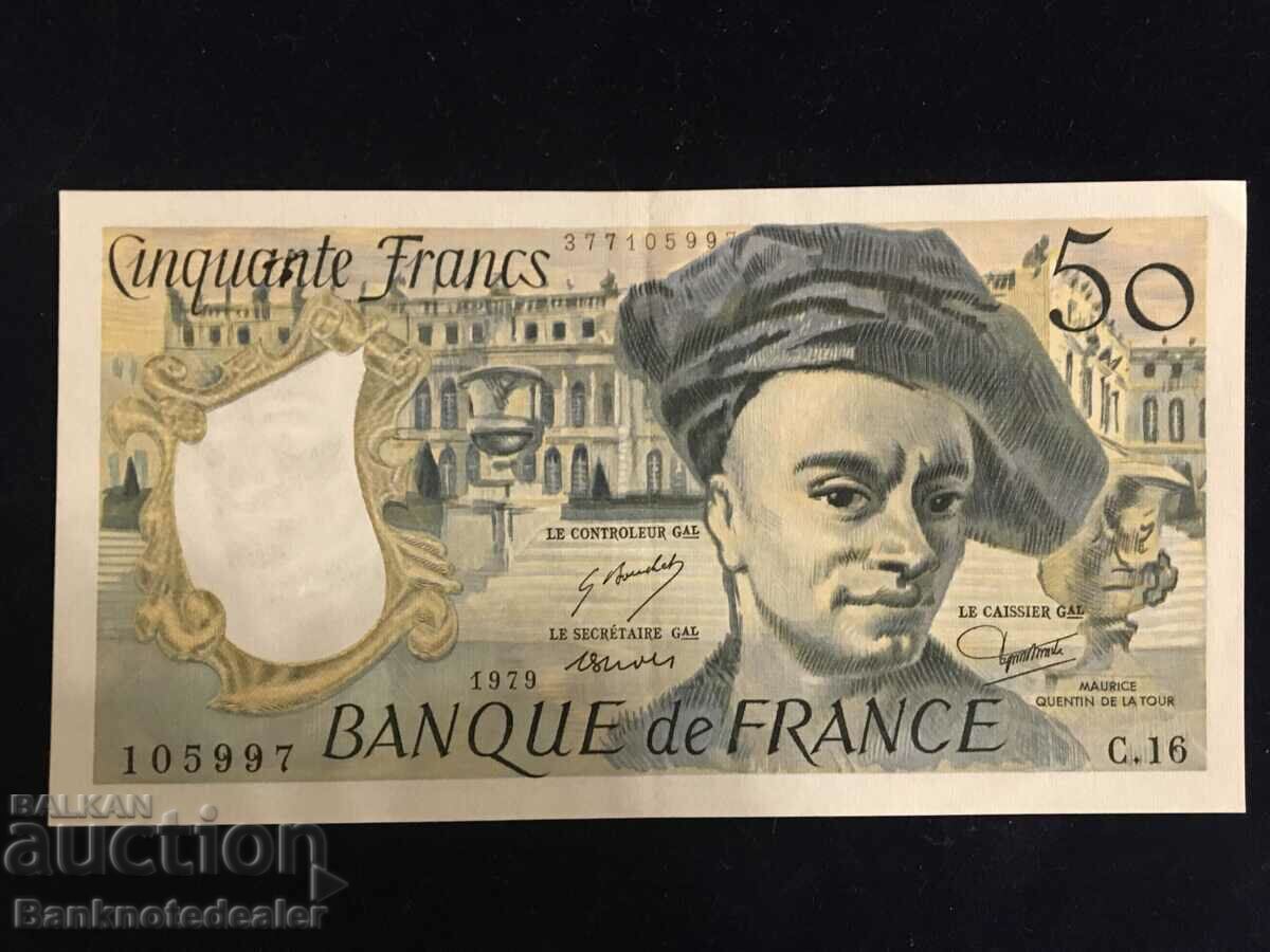 French 50 Francs 1979 Pick 152 aUnc Ref 5997 with price 75.00 BGN | € 38.35