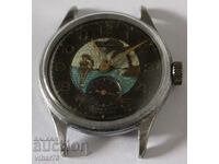 МЪЖКИ ЧАСОВНИК КАМА С РИСУВАН ЦИФЕРБЛАТ