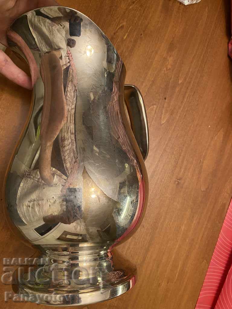 Silver-plated solid for water, nice vessel and for wine - 6 Silver-plated solid for water, nice vessel and for wine - 6