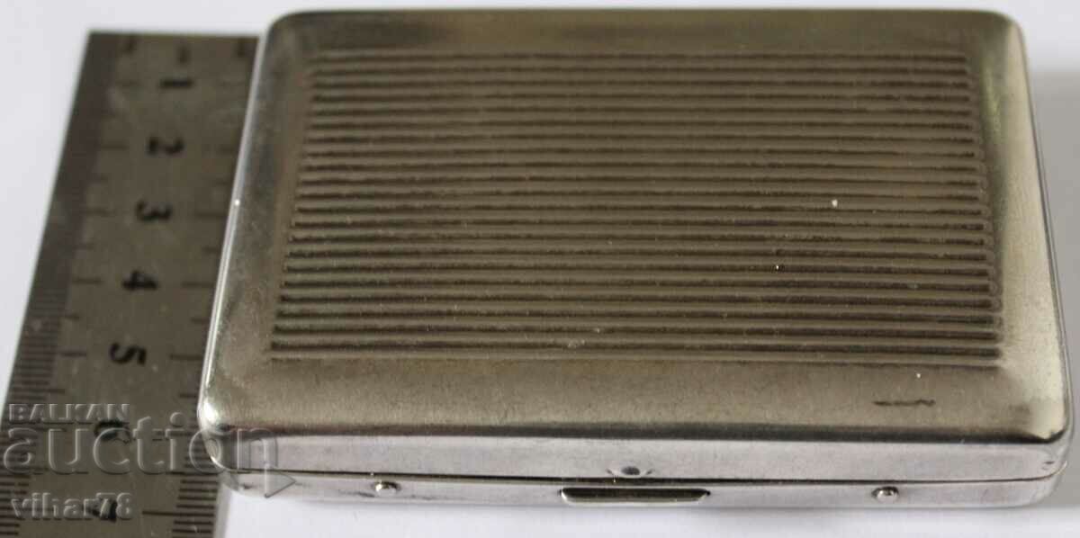 Thick silver-plated snuffbox with price 49.99 BGN | € 25.56