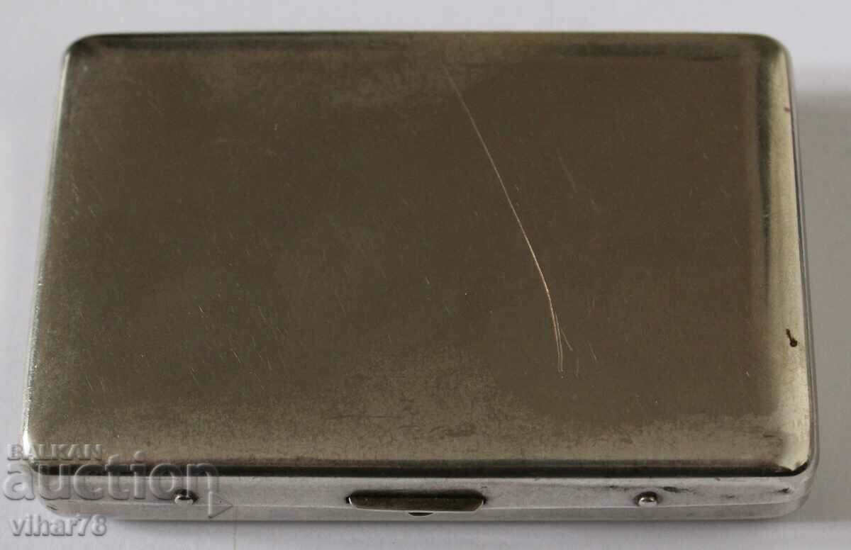 Thick silver-plated snuffbox - 6