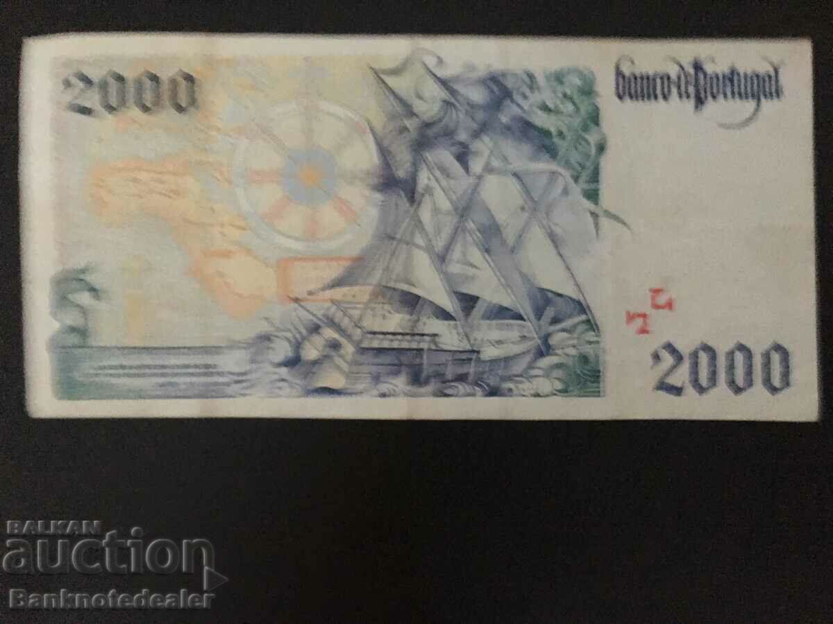 Portugal 2000 Escudos 1997 Pick 189 Ref 9685 with price 40.00 BGN | € 20.45 Portugal 2000 Escudos 1997 Pick 189 Ref 9685 with price 40.00 BGN | € 20.45
