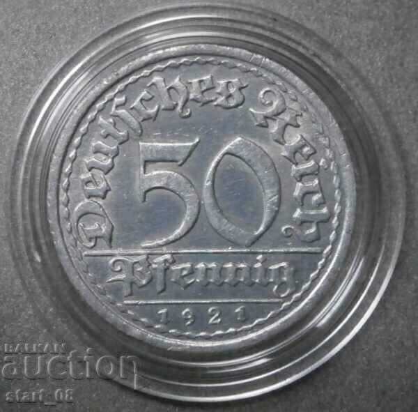 Германия 50 пфенига 1921
