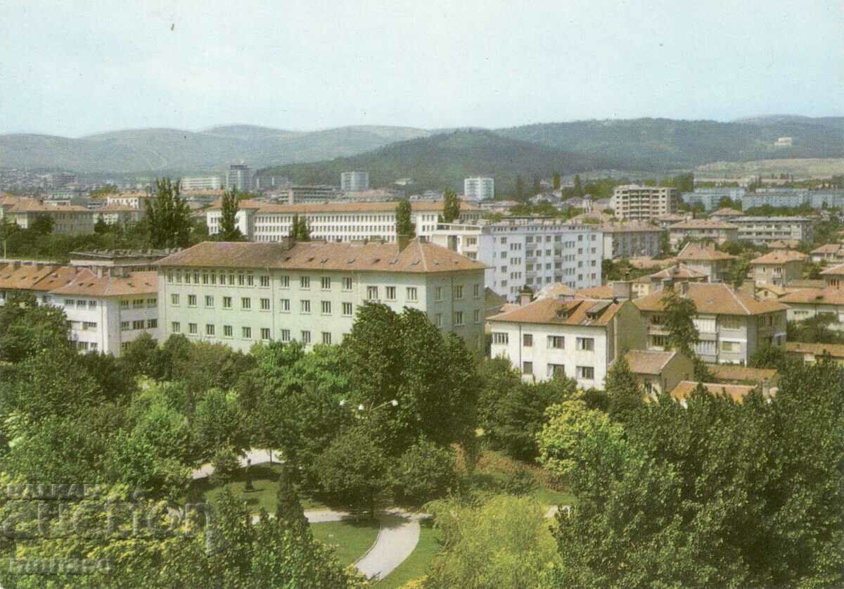 Old card - Stara Zagora, View
