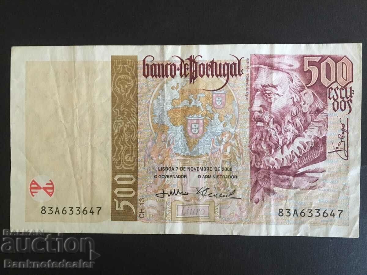 Portugal 500 Escudos 1997 Pick 187a ref 3647