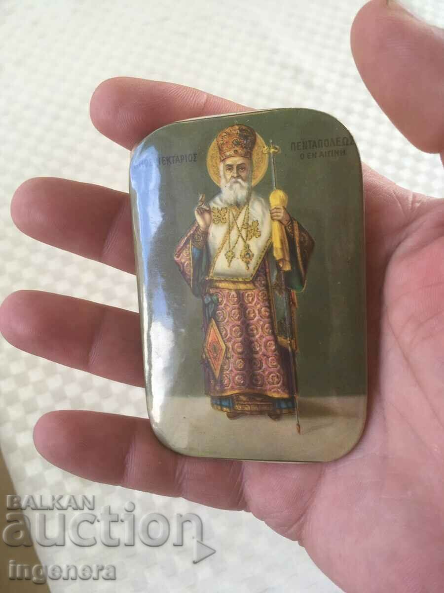 ICON ON A METAL BASE - ST. NECTARIUS EGINSKI with price 12.00 BGN | € 6.14 ICON ON A METAL BASE - ST. NECTARIUS EGINSKI with price 12.00 BGN | € 6.14