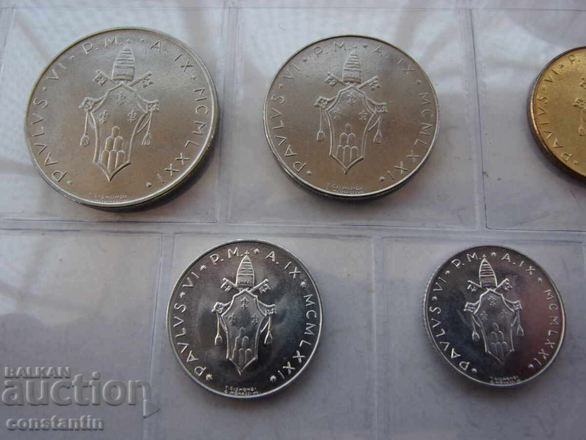 Доставка на RS(37) Ватикана-Сет 1966 мн.рядък-тираж 10 х. бр.БЗЦ Доставка на RS(37) Ватикана-Сет 1966 мн.рядък-тираж 10 х. бр.БЗЦ