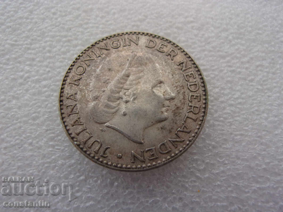 RS (37) Olanda-1 gulden 1955- lucios-argintiu.BZC cu preț € 5.11 | 9.99 BGN