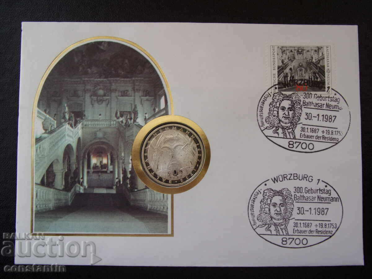 RS (37) Germania-5 timbre 1978 F și timbru poștal într-un plic frumos cu preț € 10.23 | 20.01 BGN