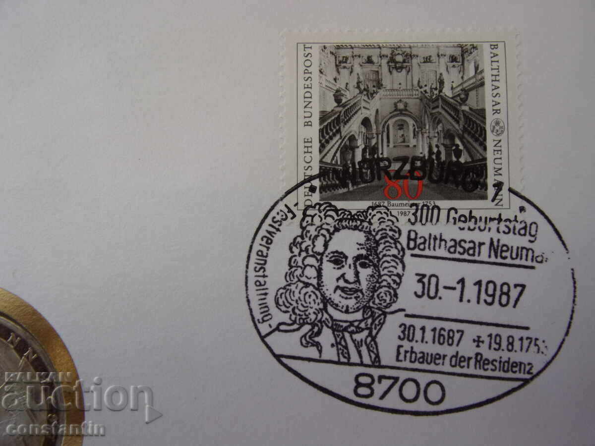 RS (37) Germania-5 timbre 1978 F și timbru poștal într-un plic frumos - 6