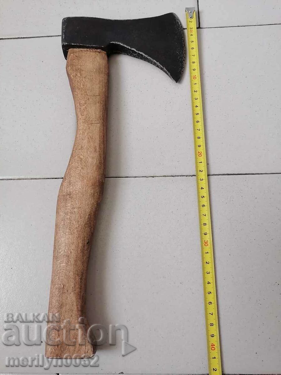 Delivery of An old ax shaft tool wrought iron