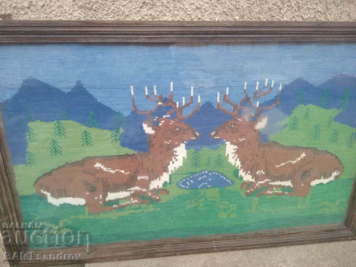 Large hand-sewn caviar in a frame with price 20.00 BGN | € 10.23 Large hand-sewn caviar in a frame with price 20.00 BGN | € 10.23