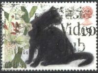 Stamped brand Fauna Cat 1995 from Great Britain