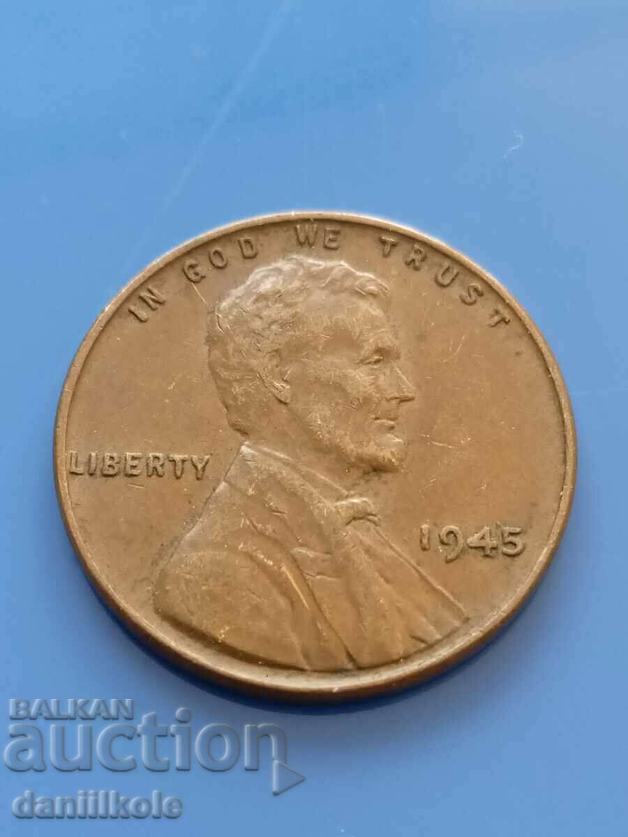 *$*Y*$* USA 1 CENT 1945 No Letter - EXCELLENT *$*Y*$* - 6 *$*Y*$* USA 1 CENT 1945 No Letter - EXCELLENT *$*Y*$* - 6