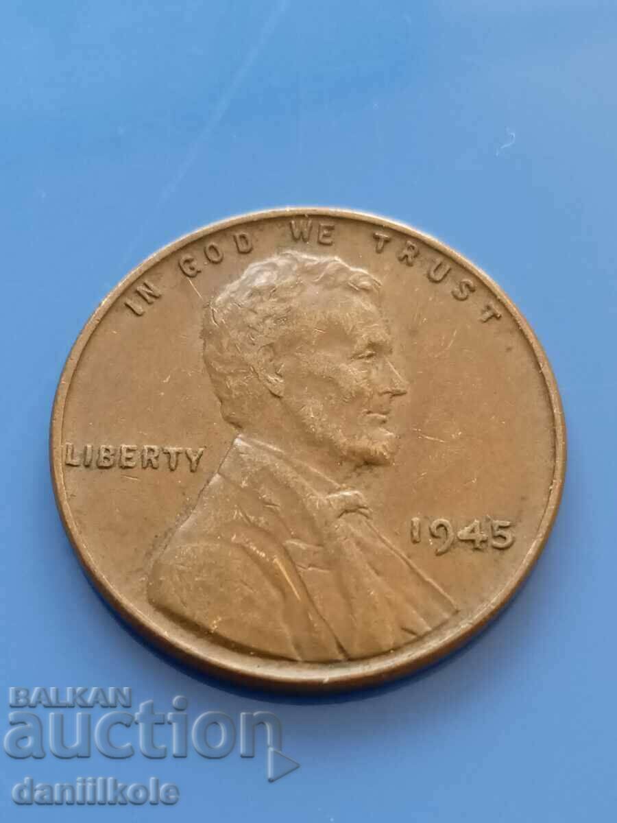 *$*Y*$* USA 1 CENT 1945 No Letter - EXCELLENT *$*Y*$* *$*Y*$* USA 1 CENT 1945 No Letter - EXCELLENT *$*Y*$*