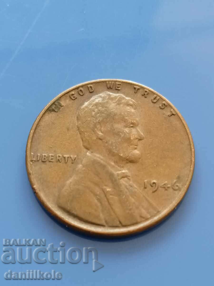 *$*Y*$* USA 1 CENT 1946 No Letter - EXCELLENT *$*Y*$* - 6 *$*Y*$* USA 1 CENT 1946 No Letter - EXCELLENT *$*Y*$* - 6