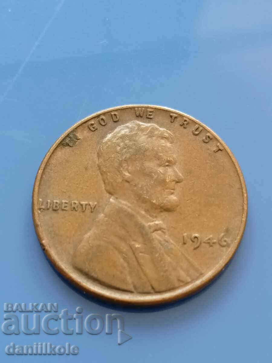 *$*Y*$* USA 1 CENT 1946 No Letter - EXCELLENT *$*Y*$* *$*Y*$* USA 1 CENT 1946 No Letter - EXCELLENT *$*Y*$*