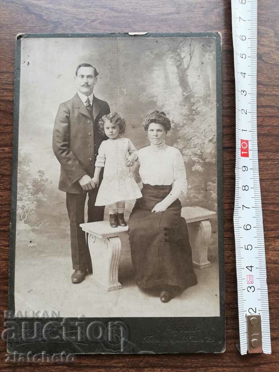 Old photo cardboard - ultra rare studio with price 40.00 BGN | € 20.45 Old photo cardboard - ultra rare studio with price 40.00 BGN | € 20.45