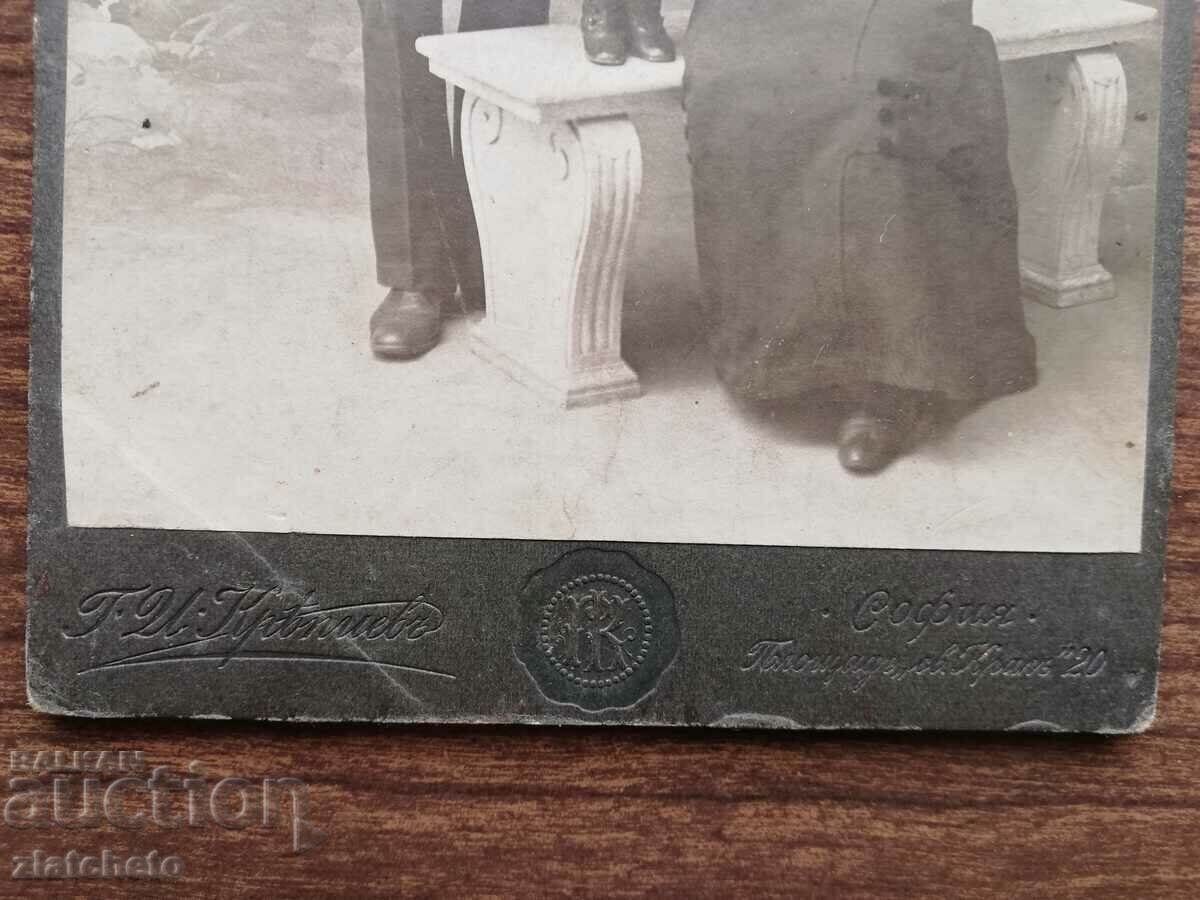 Auction Old photo cardboard - ultra rare studio Auction Old photo cardboard - ultra rare studio