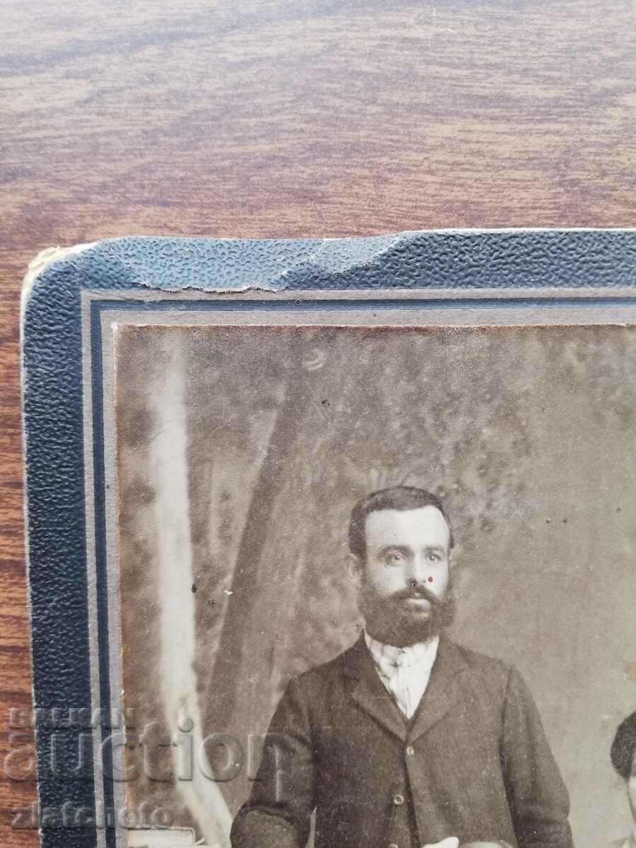 Auction Old cardboard photo - Auction Old cardboard photo -