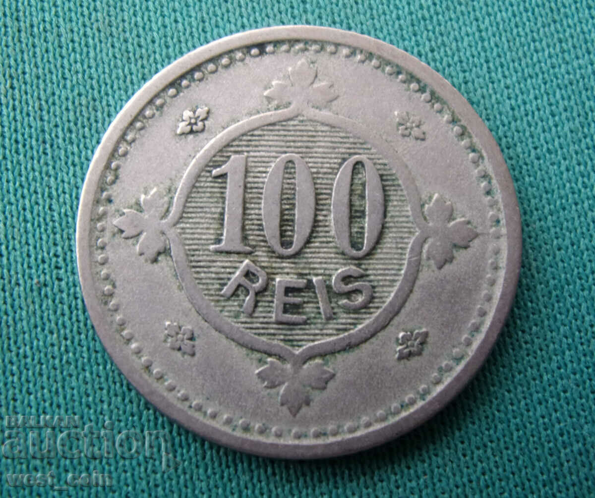 Portugal Krlos I 100 Ray 1900 Rare