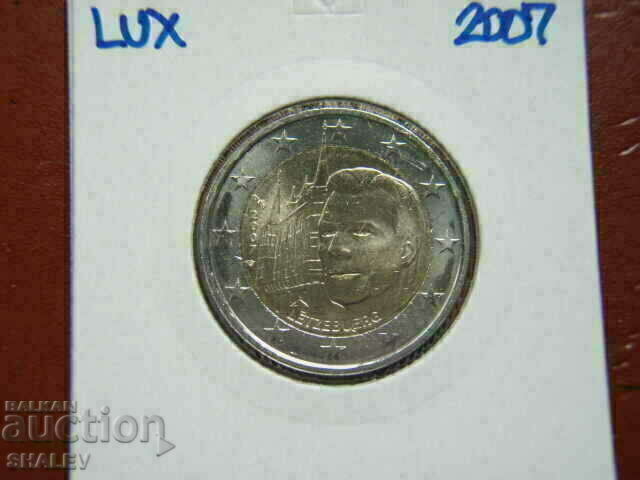 2 euro 2007 Luxembourg "Palatz" - Unc (2 euro) 2 euro 2007 Luxembourg "Palatz" - Unc (2 euro)