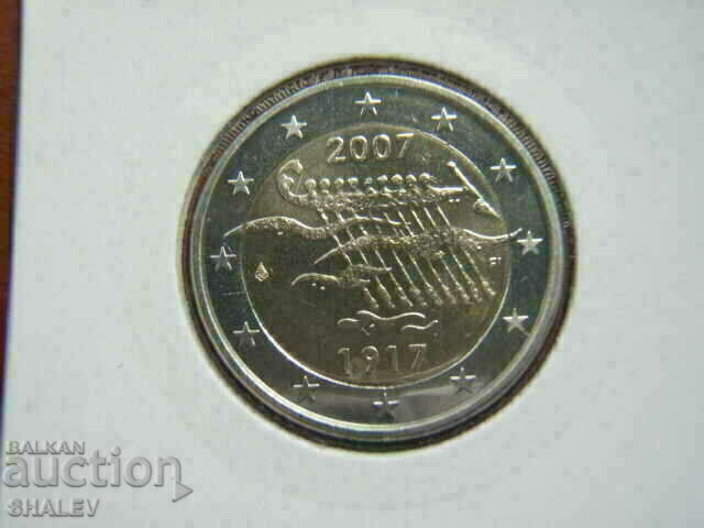 Auction  2 euro 2007 Finland "90 years" - Unc (2 euro)