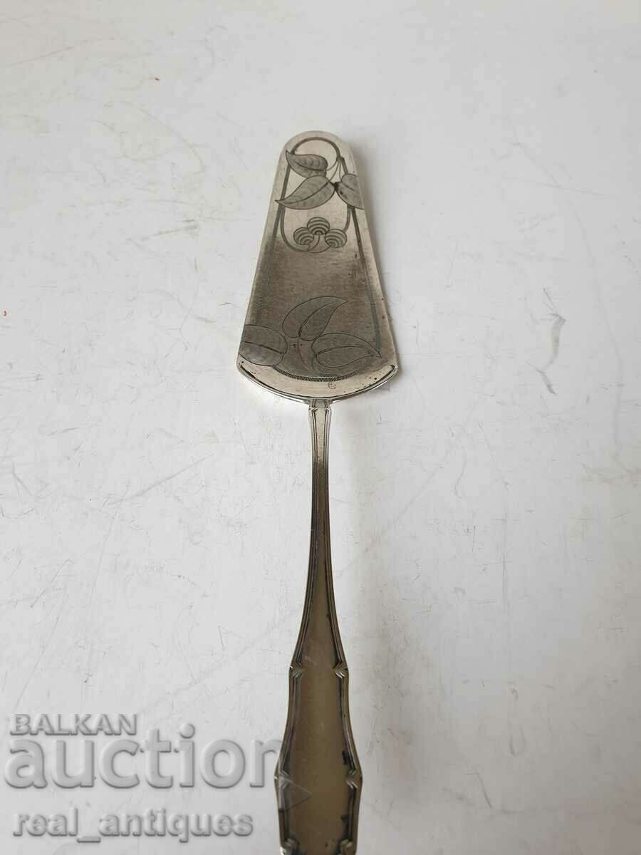 Old silver-plated shovel
