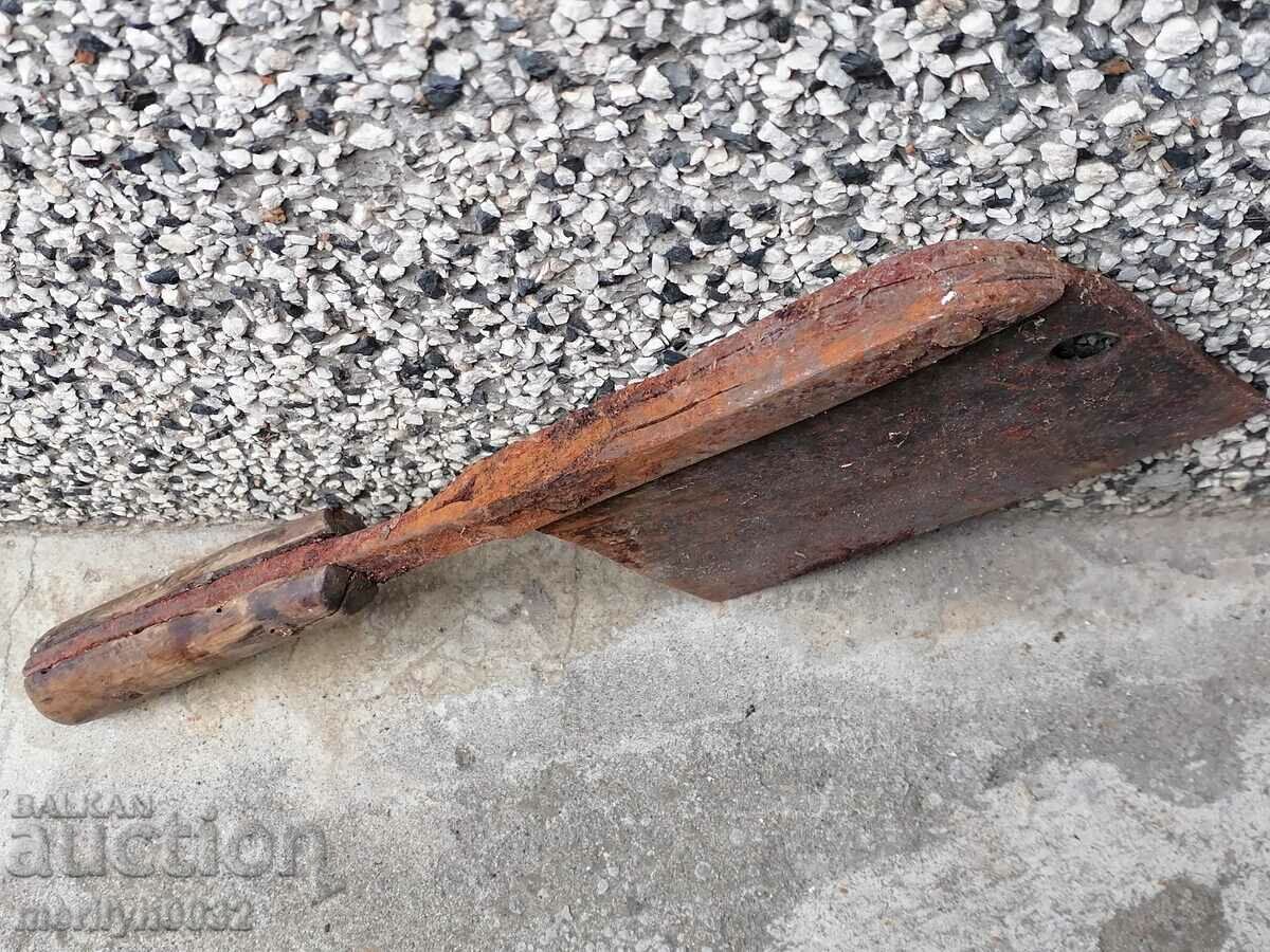 Δημοπρασία Παλιό σφυρήλατο ελικόπτερο τσεκούρι τσεκούρι