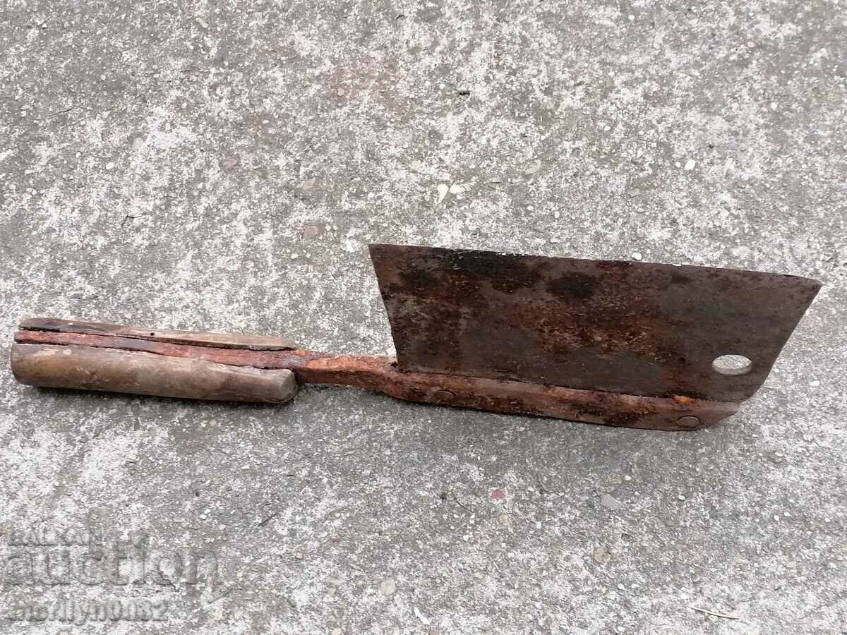 Παλιό σφυρήλατο ελικόπτερο τσεκούρι τσεκούρι - 6