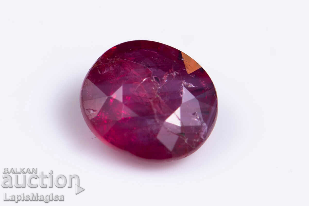 Ruby 1.08ct untreated oval