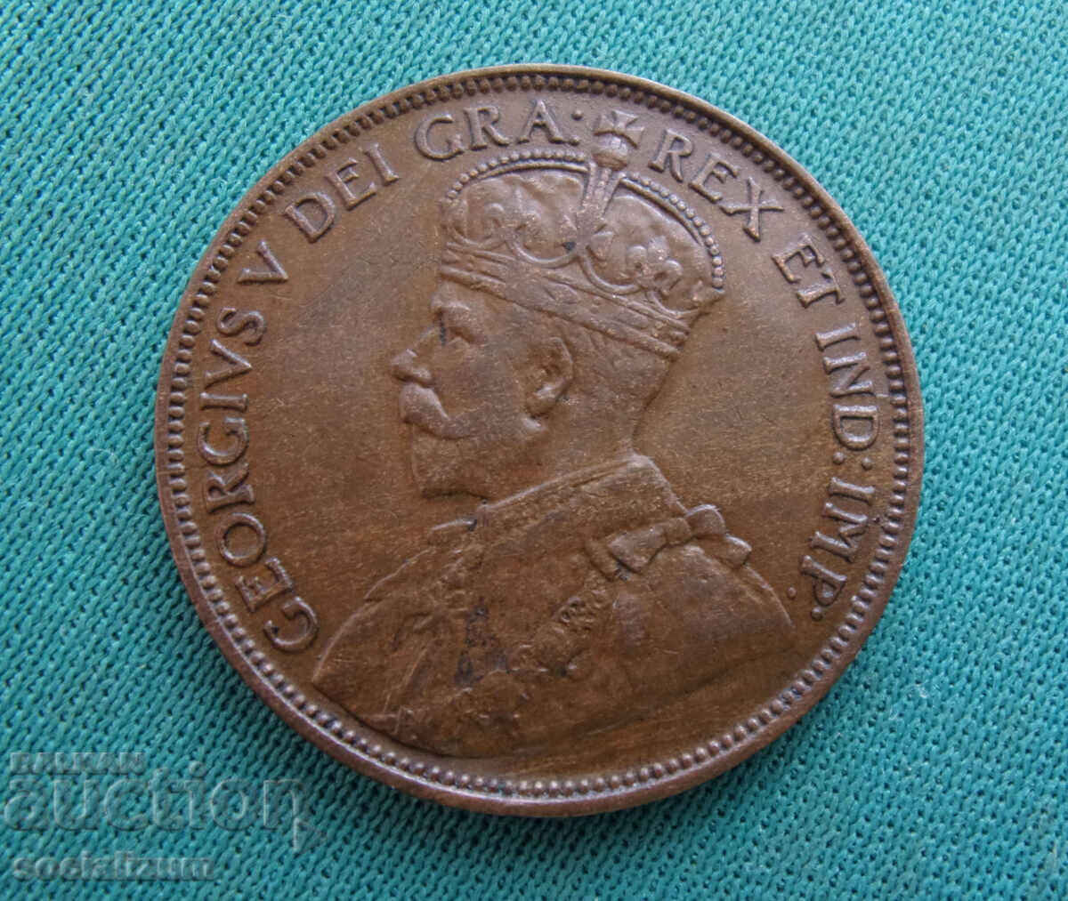 Ню Фаундленд  1  Цент  1917  Rare с цена € 15.34 | 30.00 лв.