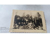 Photo Sofia Schoolgirls from the 6th grade in the park 1941