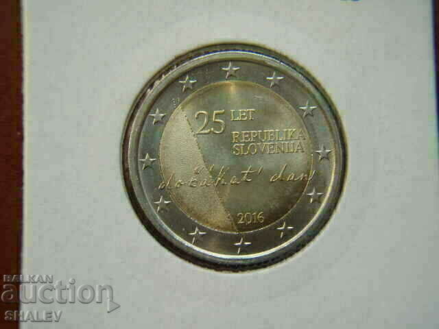 Δημοπρασία 2 ευρώ 2016 Σλοβενία "25 χρόνια" - Unc (2 ευρώ)