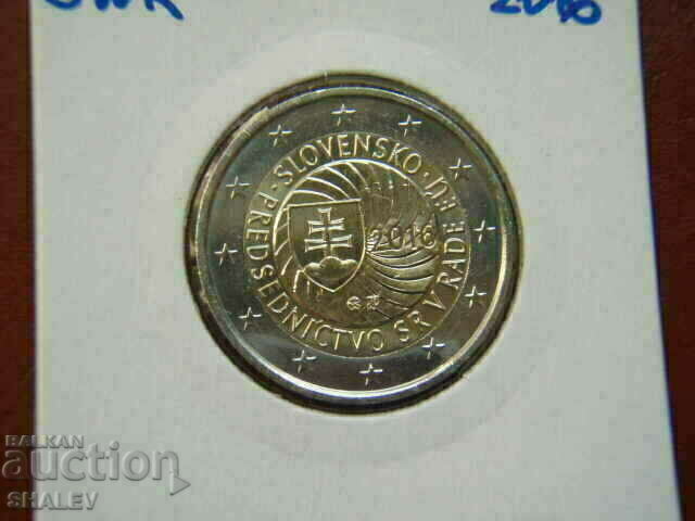 Παράδοση 2 ευρώ 2016 Σλοβακία "EU" - Unc (2 ευρώ)