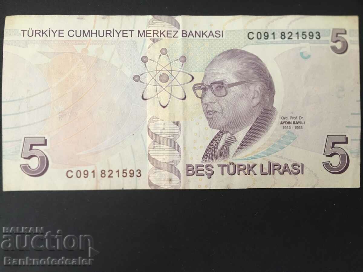Turkey 5 Lirasi 1970 (2009) Pick 222 Ref 1593 with price 7.00 BGN | € 3.58 Turkey 5 Lirasi 1970 (2009) Pick 222 Ref 1593 with price 7.00 BGN | € 3.58