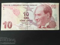 Turkey 10 Lirasi 1970 (2009) Pick 223 Ref 7259