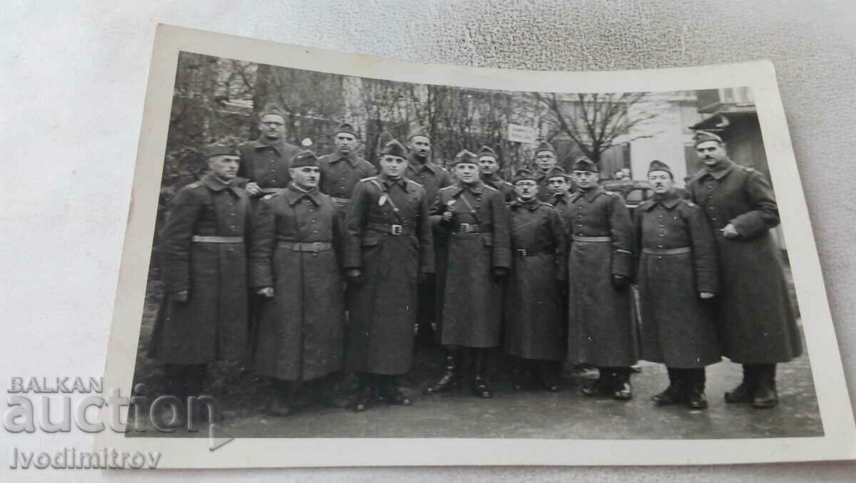 Photo Soldiers in winter uniforms
