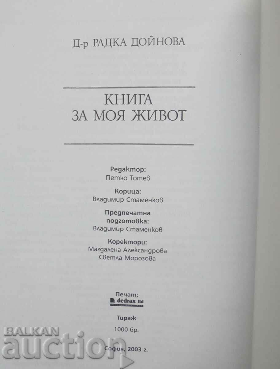 Delivery of A book about my life - Radka Doynova 2003 Delivery of A book about my life - Radka Doynova 2003