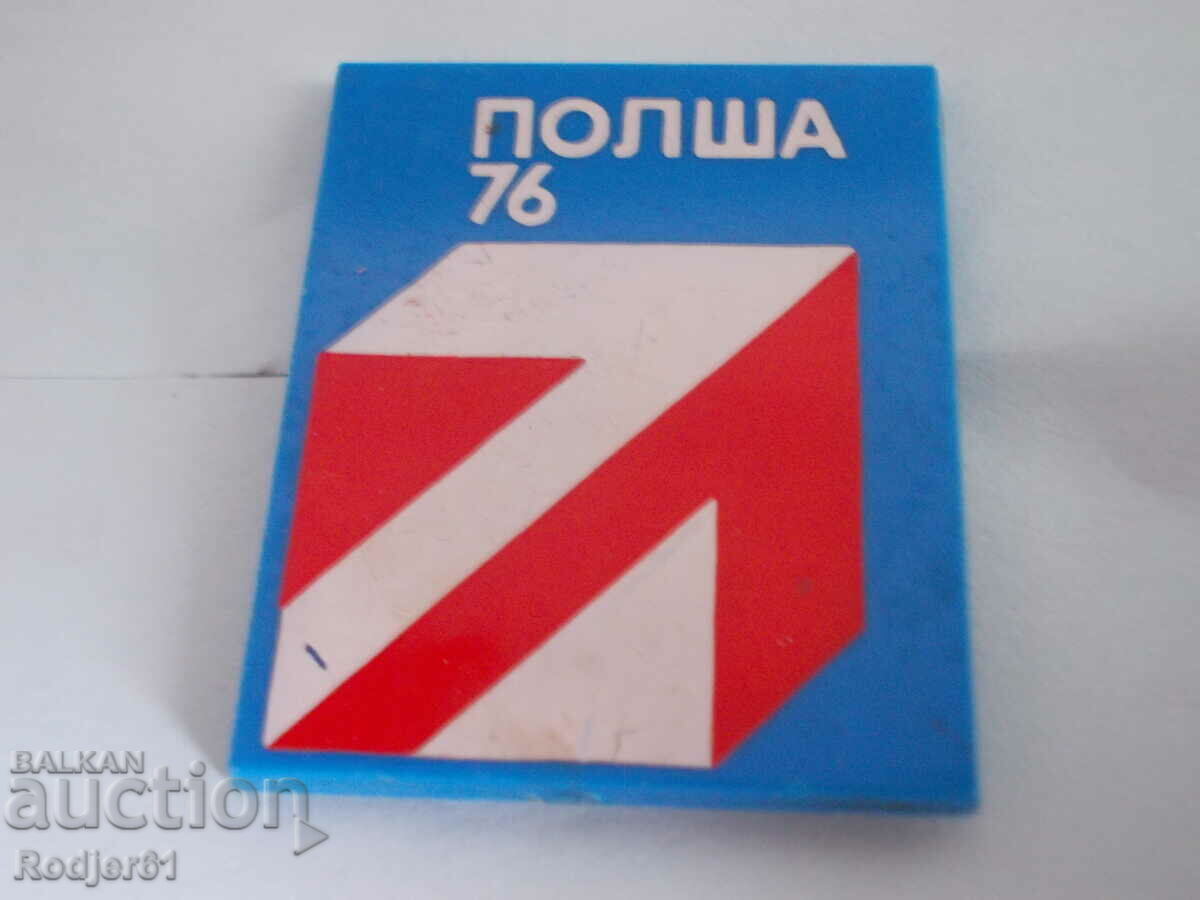 Auction badges - Plovdiv Fair - Poland - 4 pcs Auction badges - Plovdiv Fair - Poland - 4 pcs