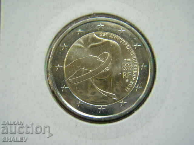 2 euro 2017 France "25 years" (1) /France/ - Unc (2 euro) with price 9.89 BGN | € 5.06 2 euro 2017 France "25 years" (1) /France/ - Unc (2 euro) with price 9.89 BGN | € 5.06