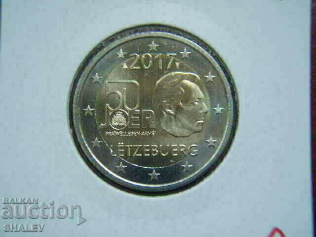 Licitație 2 euro 2017 Luxemburg „50 ani”(2) /Luxemburg/ - (2 euro)