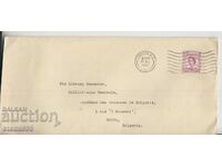 London-Sofia postal envelope